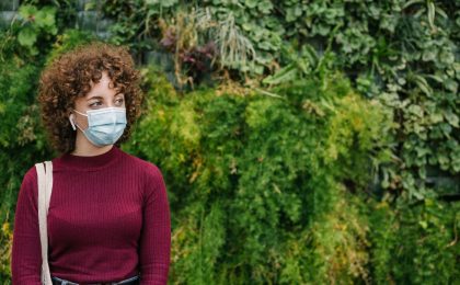 mascherina all'aperto