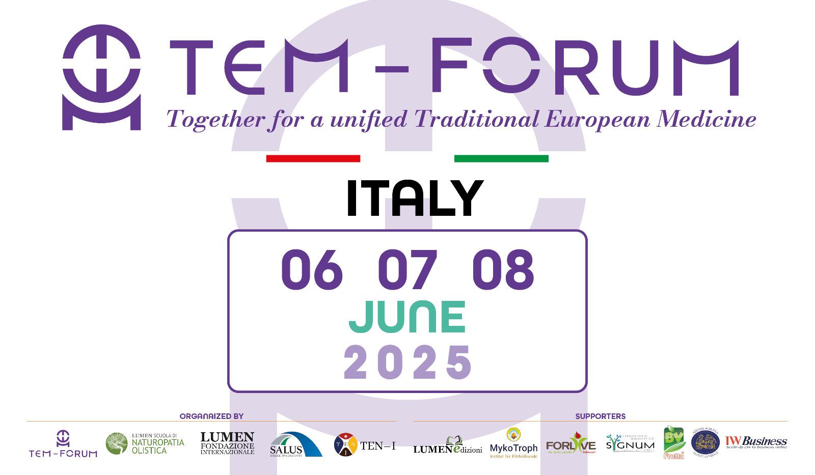 LA MEDICINA TRADIZIONALE EUROPEA PROTAGONISTA A PIACENZA